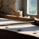 Kézi fúró. Fotó: Toró Attila.