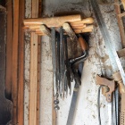 Kézi fúrók. Fotó: Toró Attila.