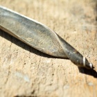 Kézi fúró hegye. Fotó: Toró Attila.