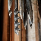 Kézi fúró hegyei. Fotó: Toró Attila.