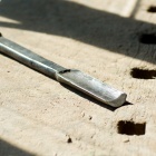 Kerékkészítésnél használt véső. Fotó: Toró Attila.