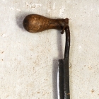 Kerékfentők kialakításához használt kézi vonó. Fotó: Toró Attila.